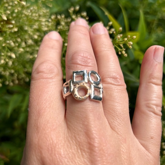 Pink Diamonds, rose gold and sterling silver Ring - Picture 13 of 13